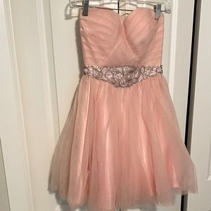 Strapless Alyce Paris Pink Dress